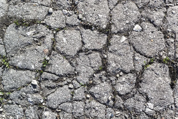 Textura del antiguo camino con grietas — Foto de Stock