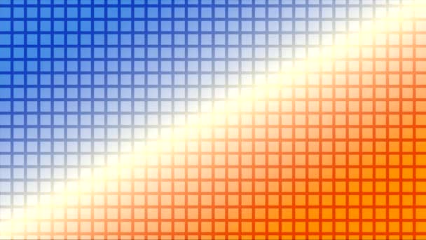 Abstrakt bild blinkar orange och blått ljus. Tre typer — Stockvideo