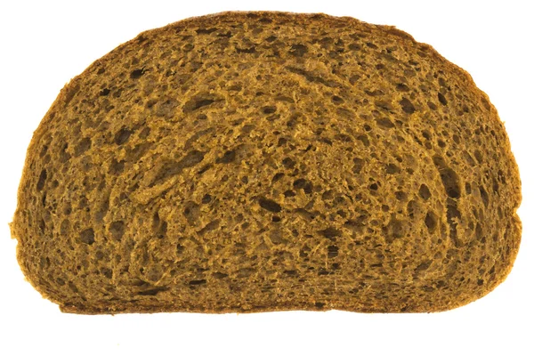 Stück frisches Brot auf weißem Hintergrund — Stockfoto