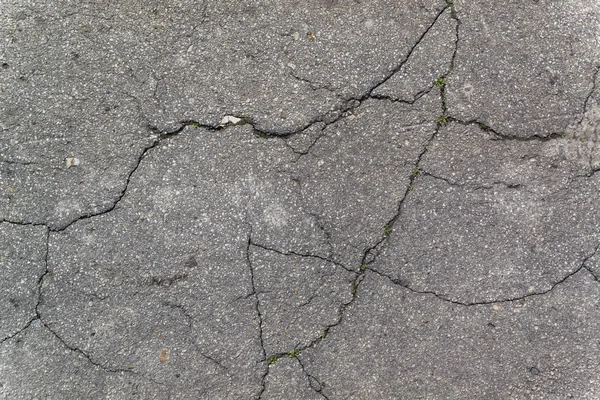 Texture of the old road with cracks — Stock Photo, Image
