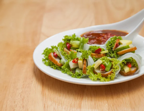 Vietnamita Meatball Wraps Comida Vietnam Cozinha Vietnamita Engloba Alimentos Bebidas — Fotografia de Stock