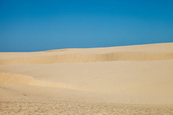 Soffiaggio di sabbia nell'isola fraser — Foto Stock