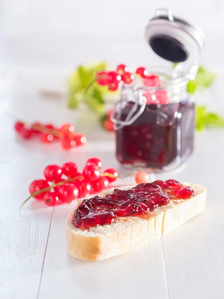 Jam from red currants — Stock Photo, Image