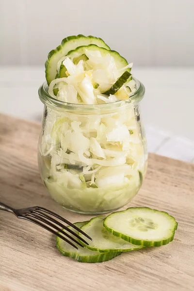 Home-made coleslaw — Stock Photo, Image