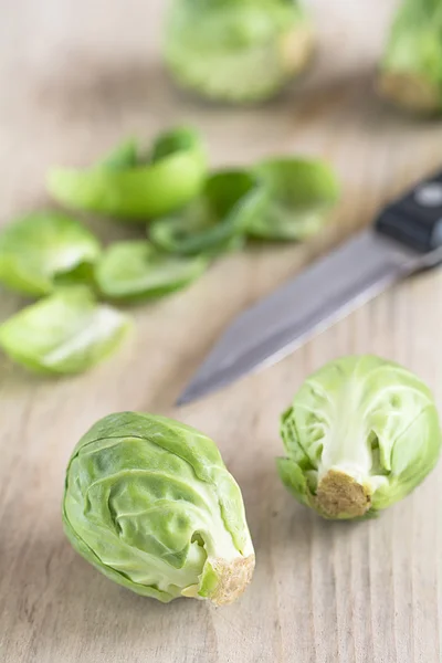 Raw Brussels sprouts — Stock Photo, Image