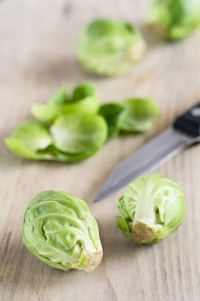 Raw Brussels sprouts — Stock Photo, Image