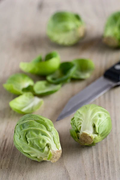 Raw Brussels sprouts — Stock Photo, Image