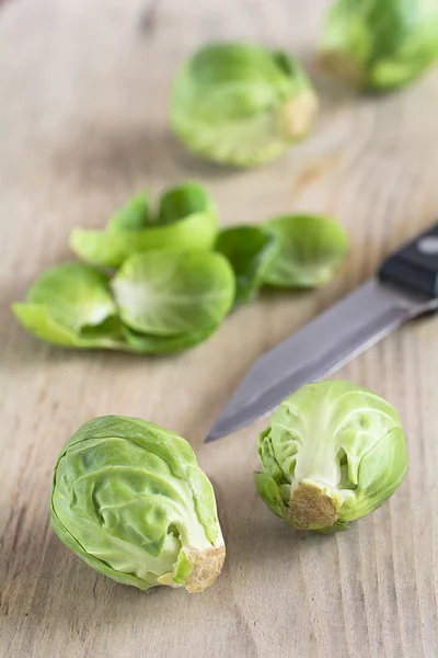 Raw Brussels sprouts — Stock Photo, Image