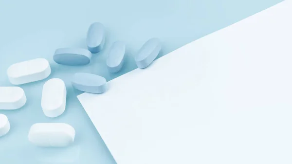 Masadaki pek çok beyaz ve mavi kapsül tableti ya da hapın tıbbi geçmişi. Bildirim kopyalama alanını kapat. Sağlık hizmetleri eczanesi ve tıp konsepti. Ağrı kesici ya da reçeteli ilaç tüketimi