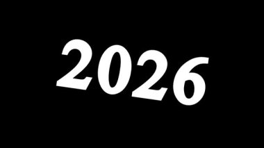 Modern Mutlu Yeni Yıl 2026 hareketli grafikleri hızlı geçişler, neon ışık yolları, kalın tipografi, parıldayan efektler ve canlı parçacık patlamaları içerir. Sosyal medya filmleri için tasarlanmış, YouTube çalışanı