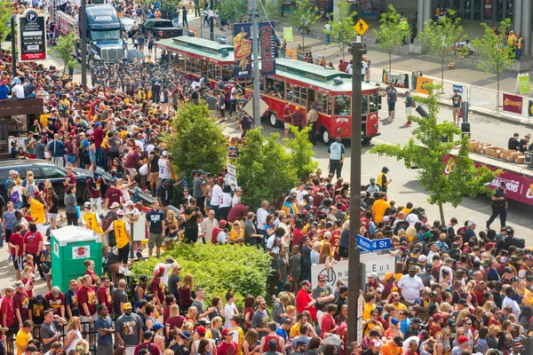 Cavs parade start — Stock Photo, Image