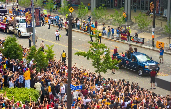 Sfilata dei Cavs - Jr Smith — Foto Stock