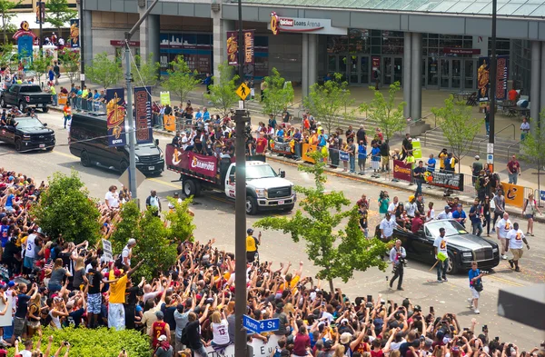 Cavs parade - LeBron — Stock Photo, Image