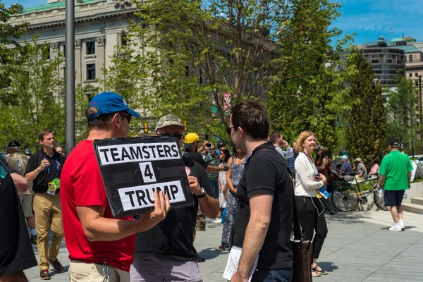 Teamsters Trump supporter — Stock Photo, Image