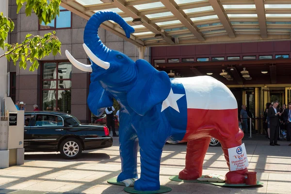 Republikánská sloní socha — Stock fotografie