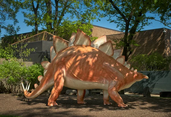 Cleveland Usa Mei 2021 Steggy Het Populaire Full Scale Stegasaurus — Stockfoto