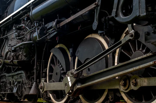 Locomotive wheels — Stock Photo, Image