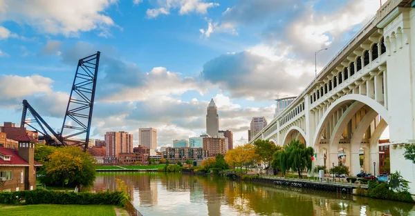 Cleveland waterkant — Stockfoto