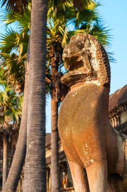 Angkor aslan heykeli