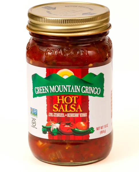 Green Mountain salsa — Stock Fotó