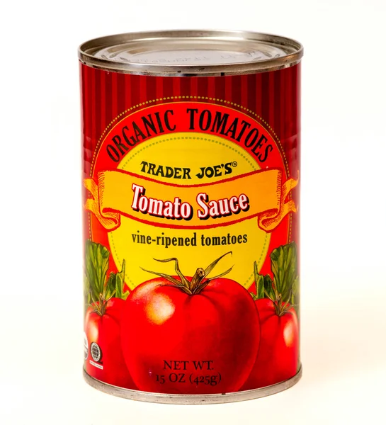 Molho de tomate orgânico — Fotografia de Stock