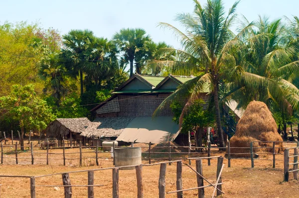 Granja camboyana — Foto de Stock