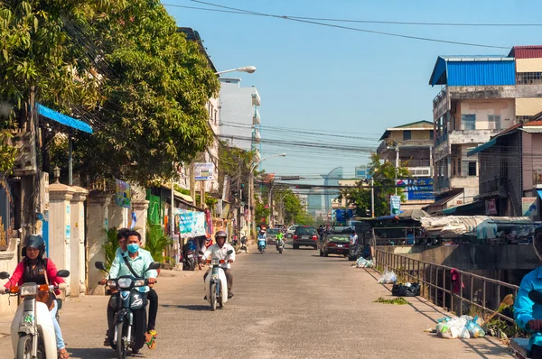 Ulice Phnom Penh — Stock fotografie