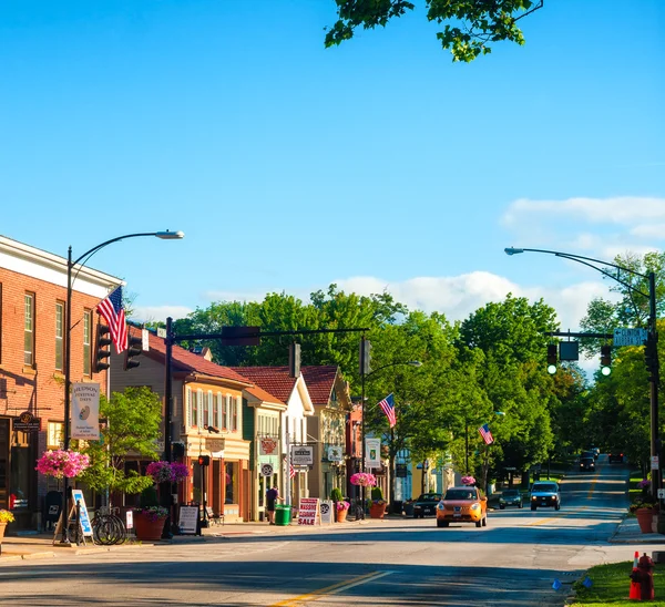 Main Street över — Stockfoto