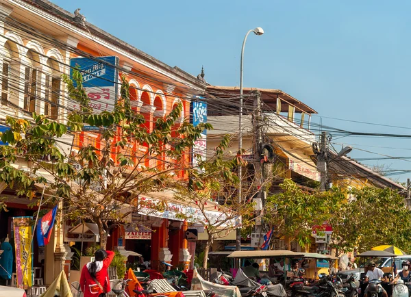 Вулиця Siem Reap Стокове Фото