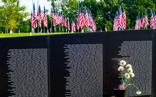 Flags and memorial Stock Kép