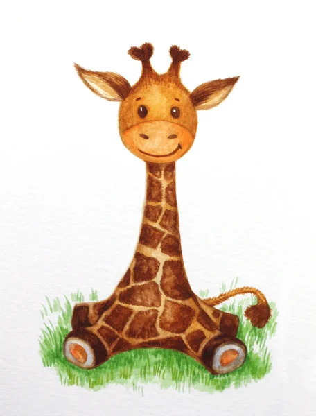 Carino giraffa bambino — Foto Stock