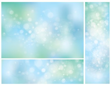 Mavi bokeh arka planlar.