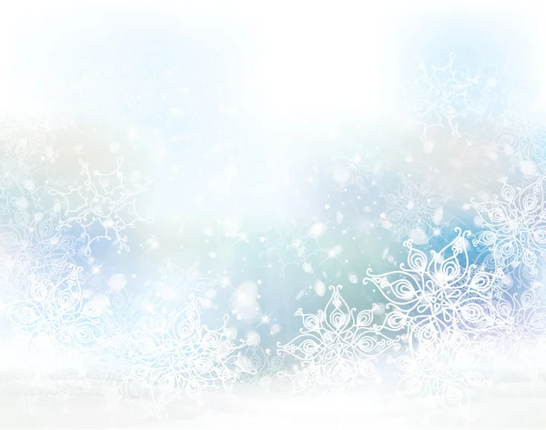 Snowflakes background. — Stock Vector