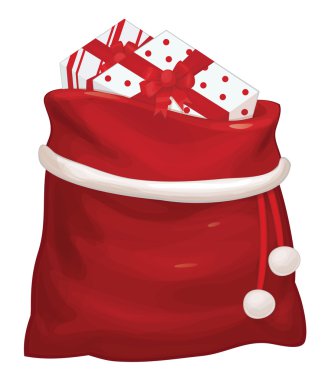 Noel Baba hediye çanta