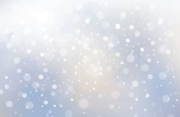 Vecto Winter Szene von Schneefall — Stockvektor