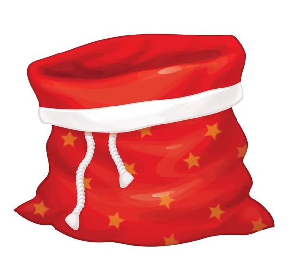 Bolsa Vector Santa Claus — Vector de stock