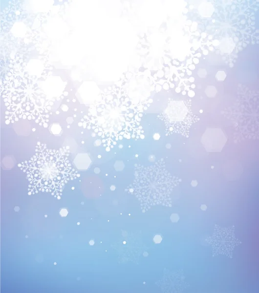 Vector abstract snowflake background. — Stock Vector
