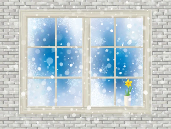 House window — Stock Vector