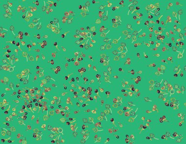 Kusursuz çiçek deseni.