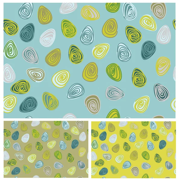 Colorful eggs pattern — Stock Vector