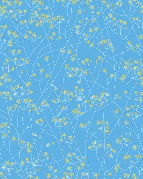 Seamless floral pattern — Stock Vector