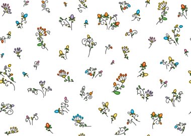 Kusursuz çiçek deseni.