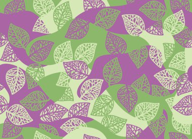 Kusursuz yaprak deseni.