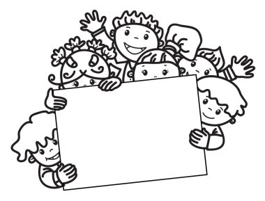 Mutlu çocuklar çizgi film