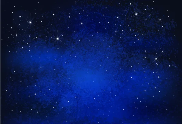 Cielo estrellado nocturno — Vector de stock