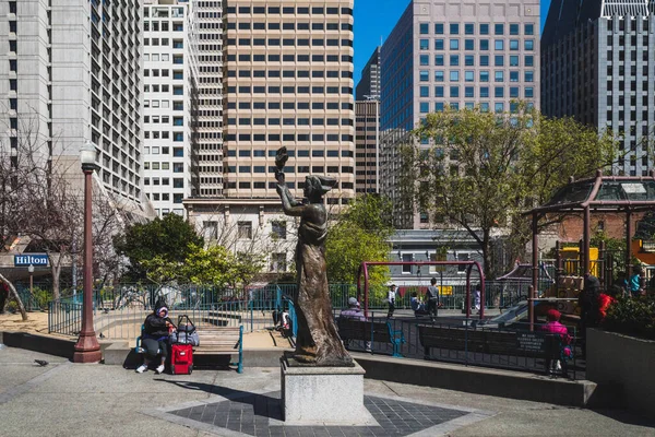 San Francisco Estados Unidos Março 2019 Habitantes Locais Desfrutam Dia — Fotografia de Stock