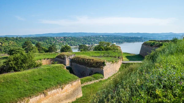 Kilátás Vidék Táj Petrovaradin Erőd Újvidék Szerbia — Stock Fotó