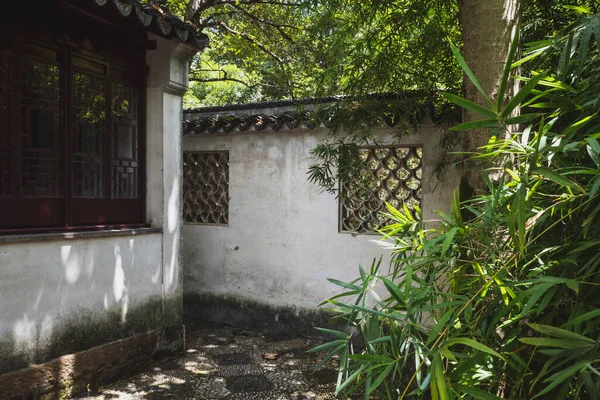 Traditional Chinese Architecture Trees Tiger Hill Huqiu Suzhou Jiangsu China — Stock Photo, Image