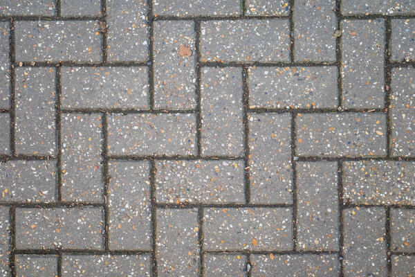 Background texture of brick pavement surface