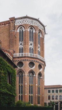 Venedik, İtalya 'daki Apse of Basilica di Santi Giovanni e Paolo' nun dışı